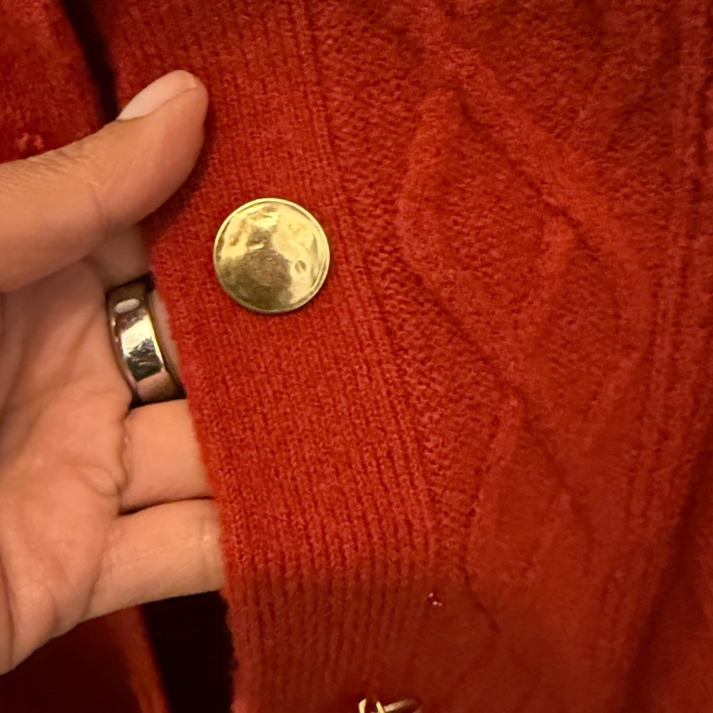 Red Universal Thread Cardigan - Picture 3 of 4
